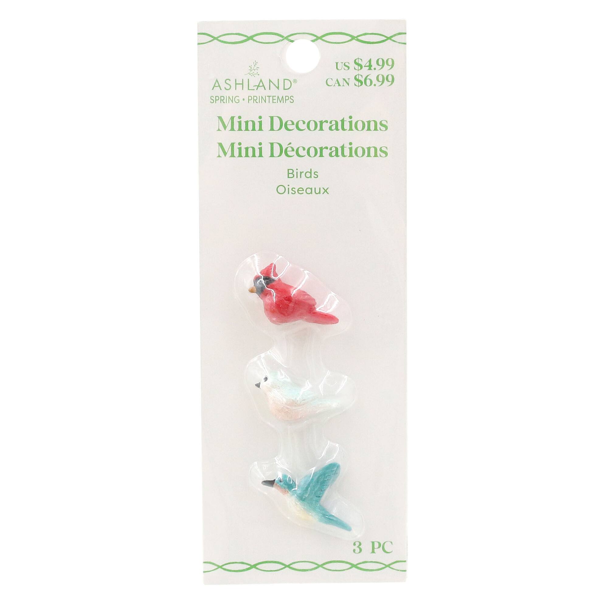 Mini Bird Decoration Set by Ashland®